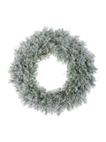 Everlands Green Cashmere Frosted Christmas Wreath 63cm - British product