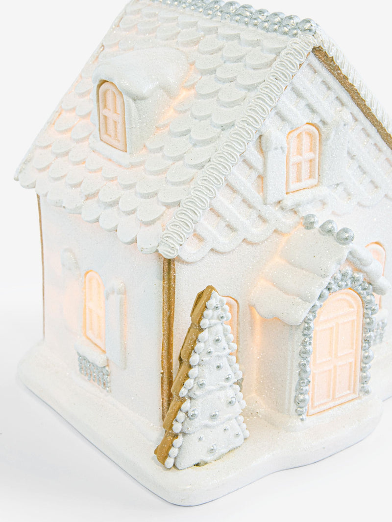Lumineo white LED Christmas house ornament (British brand)