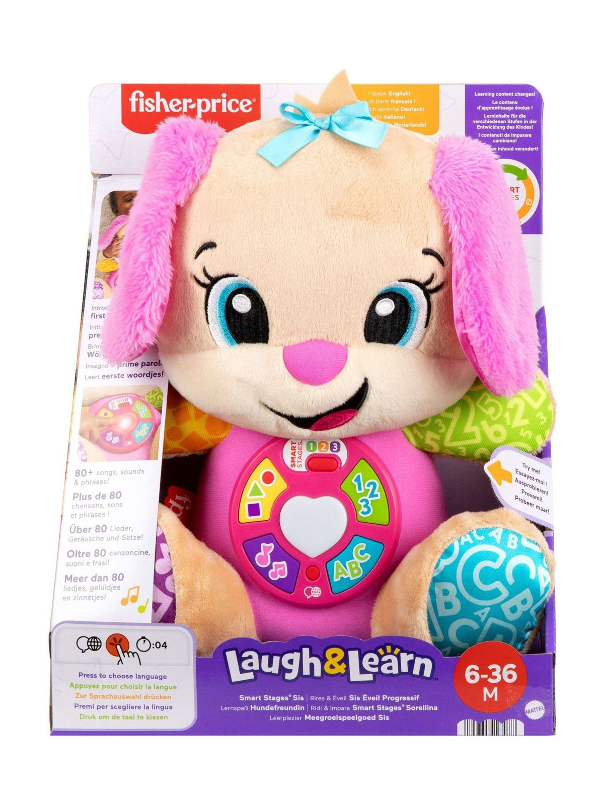 Fisher Price Smart Stages Sis musical toy, UK version