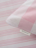 Bianca pink cotton fitted sheet - British product