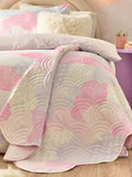 Catherine Lansfield pink reversible bedspread 150x200cm (British brand)
