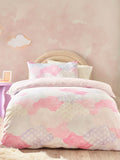 Catherine Lansfield pink duvet cover set single - British product