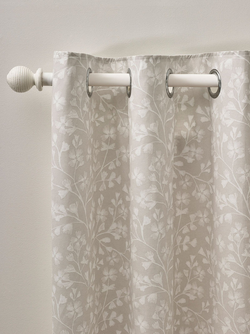 Catherine Lansfield floral print eyelet curtains, imported from the UK