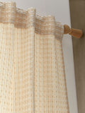 Pineapple Elephant voile curtain panel Natural Muscat 140x183cm - British product