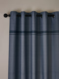 Catherine Lansfield Blue Melville Lined Eyelet Curtains
