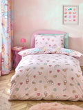 Catherine Lansfield Pastel Forever Together reversible duvet cover set - British product