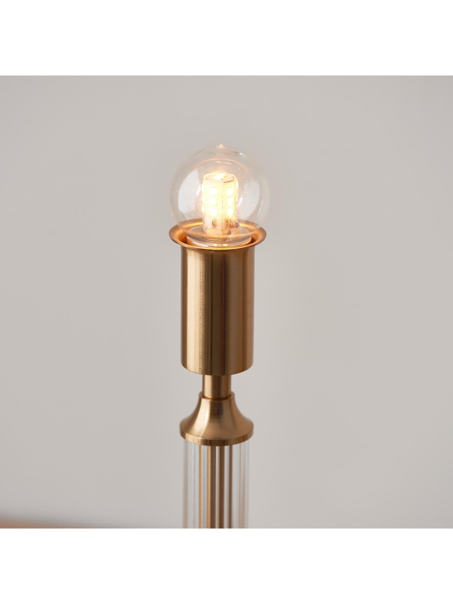 Gallery Home Brass Morton rechargeable table lamp (British brand)