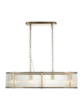 Gallery Home antique brass 4-light pendant, UK version