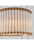 Gallery Home gold Romola 6-light pendant ceiling light, UK version