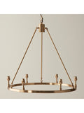 Gallery Home Brushed Brass Chester large pendant ceiling light, imported from the UK