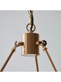 Gallery Home Brushed Brass Chester large pendant ceiling light, imported from the UK