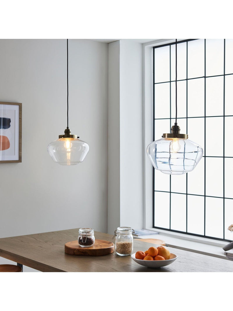 Gallery Home Camberley pendant ceiling light antique brass (British brand)