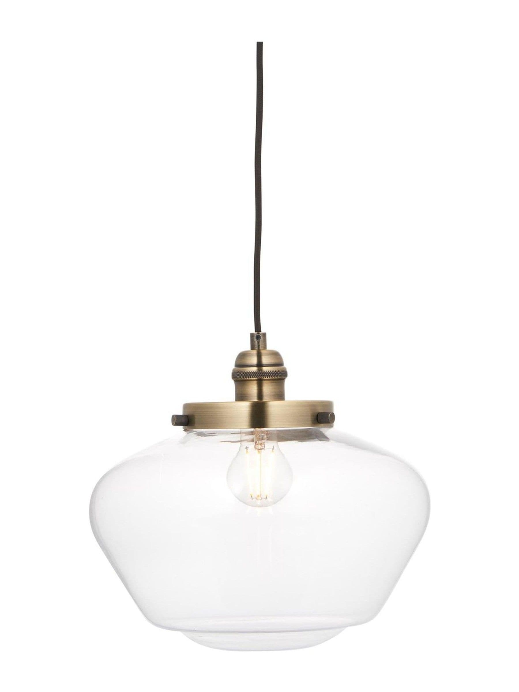 Gallery Home Camberley pendant ceiling light antique brass (British brand)