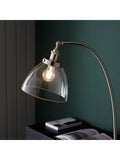 Gallery Home bright nickel Hansen floor lamp (British brand)