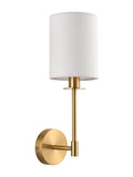 Gallery Home Satin Brass Sancerre wall light - British product
