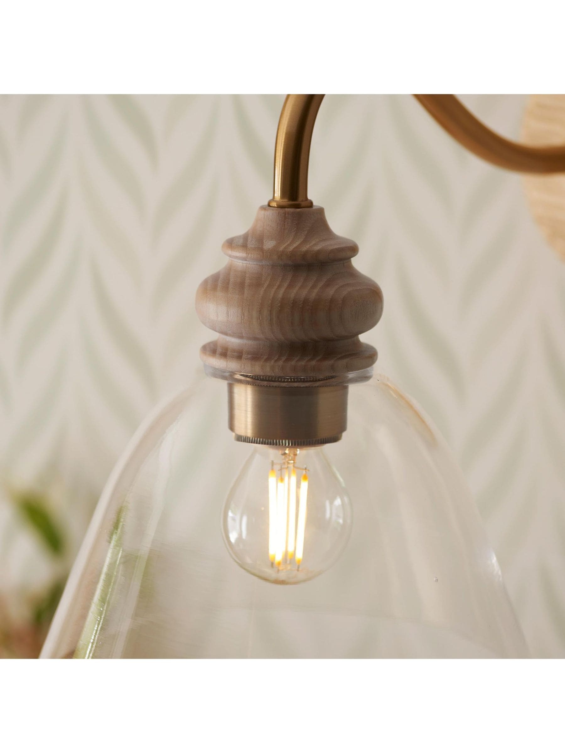 Gallery Home wall light Natural Ash Cotswold - British product