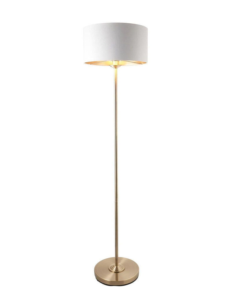 Gallery Home floor light antique brass 150cm, imported from the UK