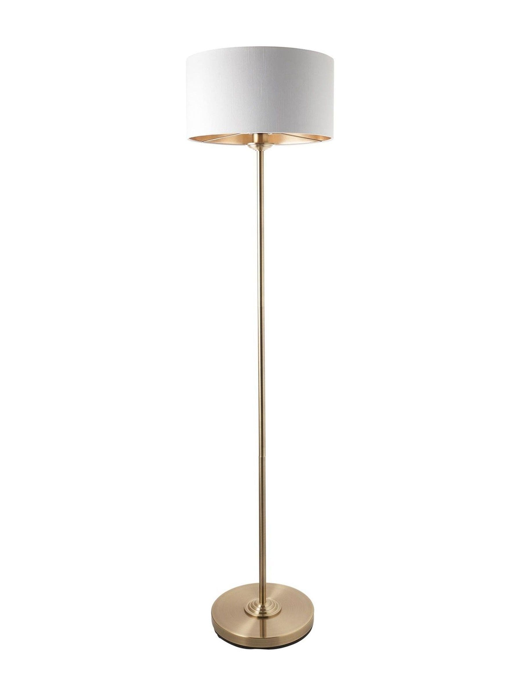 Gallery Home floor light antique brass 150cm, imported from the UK