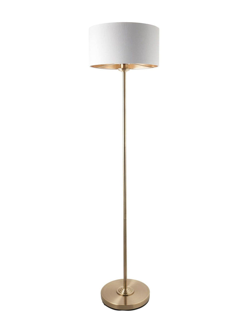 Gallery Home floor light antique brass 150cm, imported from the UK