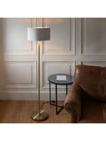 Gallery Home floor light antique brass 150cm, imported from the UK