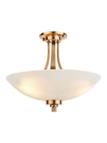 Gallery Home Brass Welles 3 light ceiling light - British product