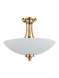 Gallery Home Brass Welles 3 light ceiling light - British product