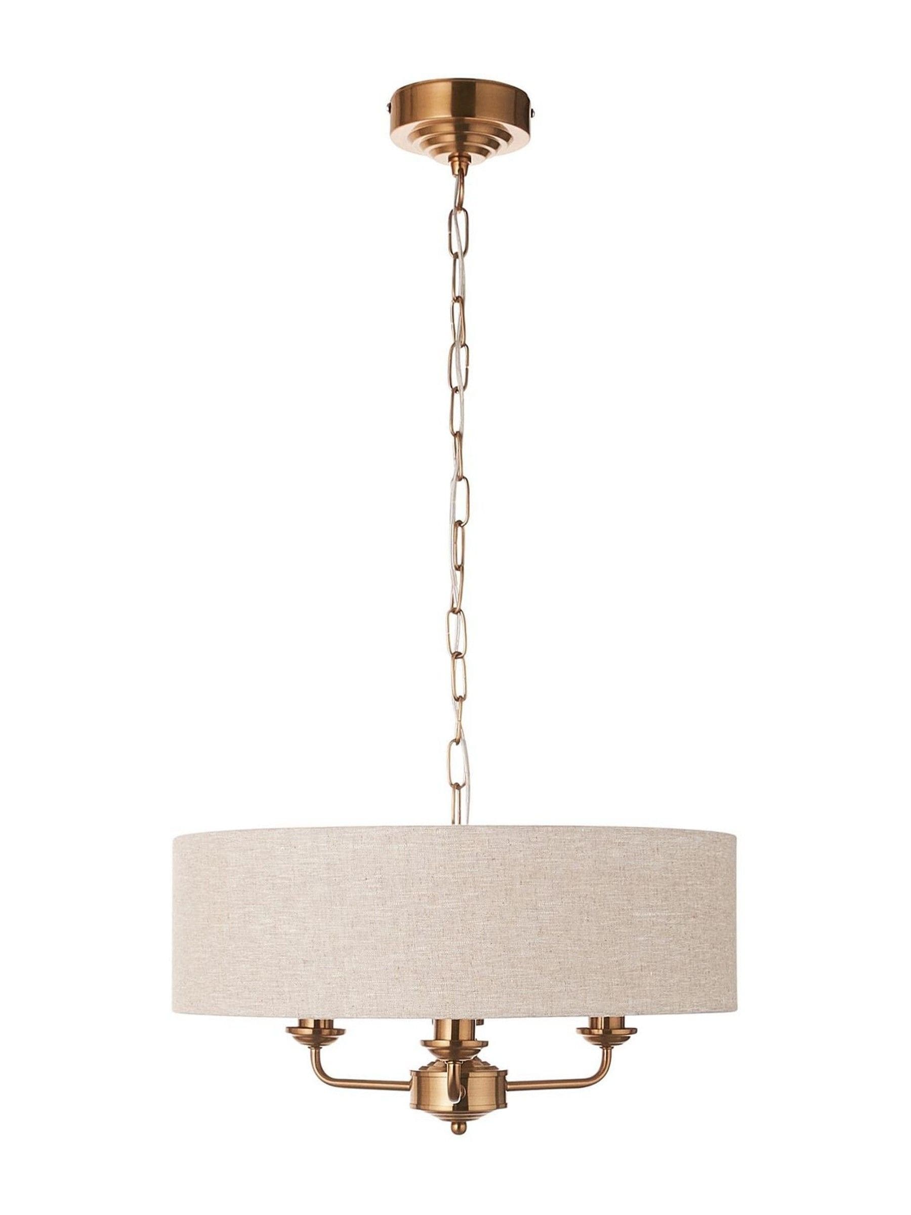 Gallery Home Highclere vintage brass pendant - British product