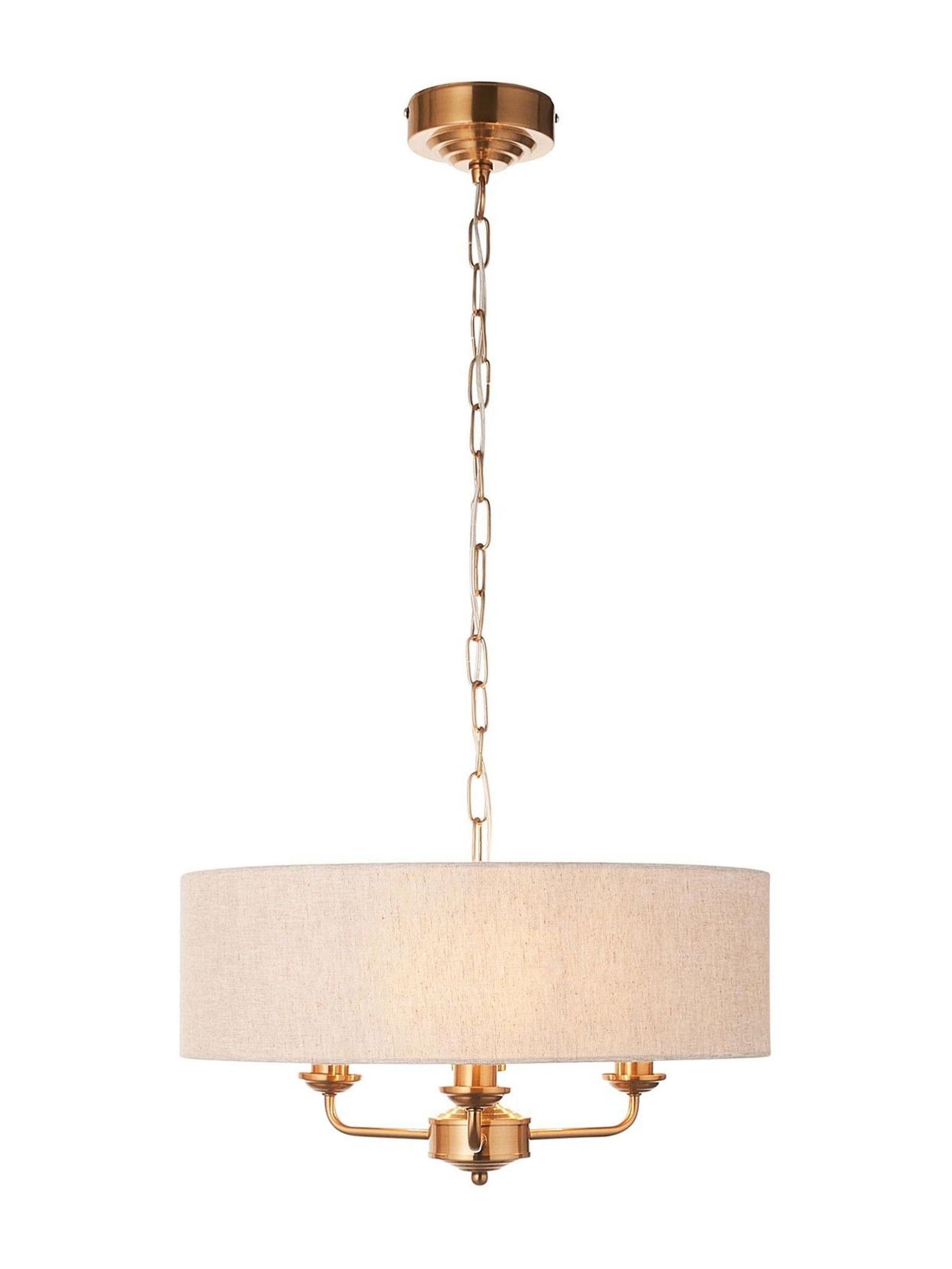 Gallery Home Highclere vintage brass pendant - British product