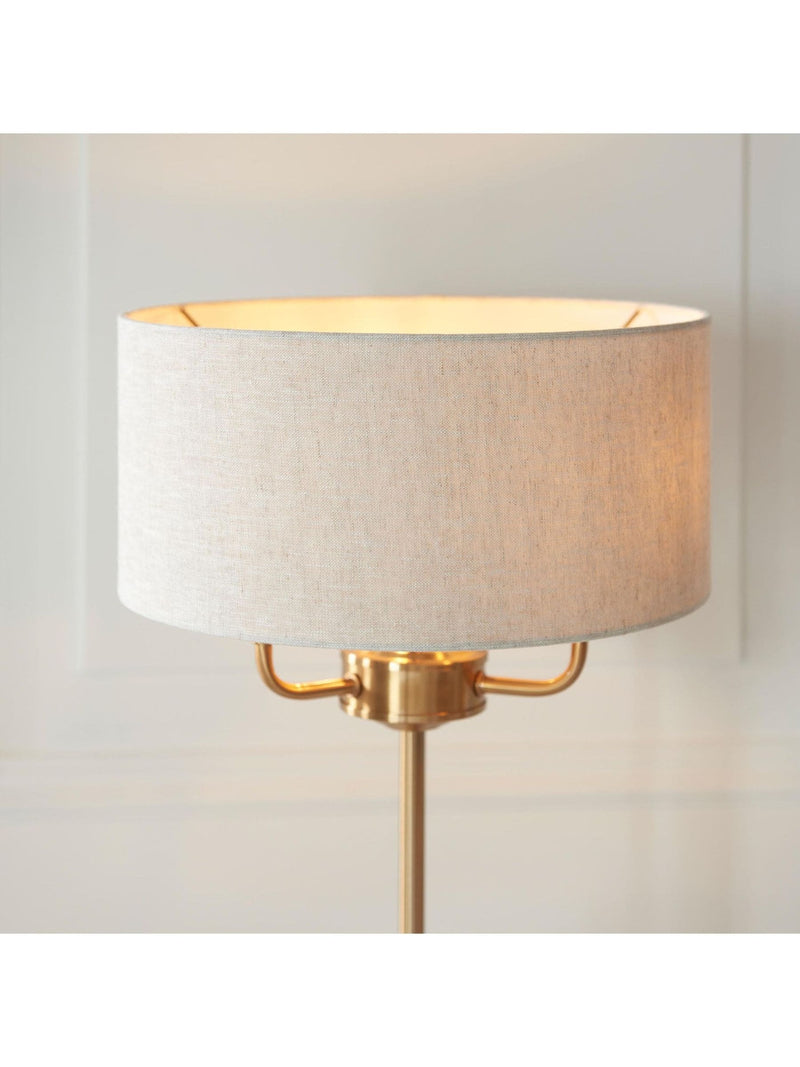 Gallery Home Highclere vintage brass table lamp 50cm (British brand)