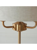 Gallery Home Highclere vintage brass table lamp 50cm (British brand)