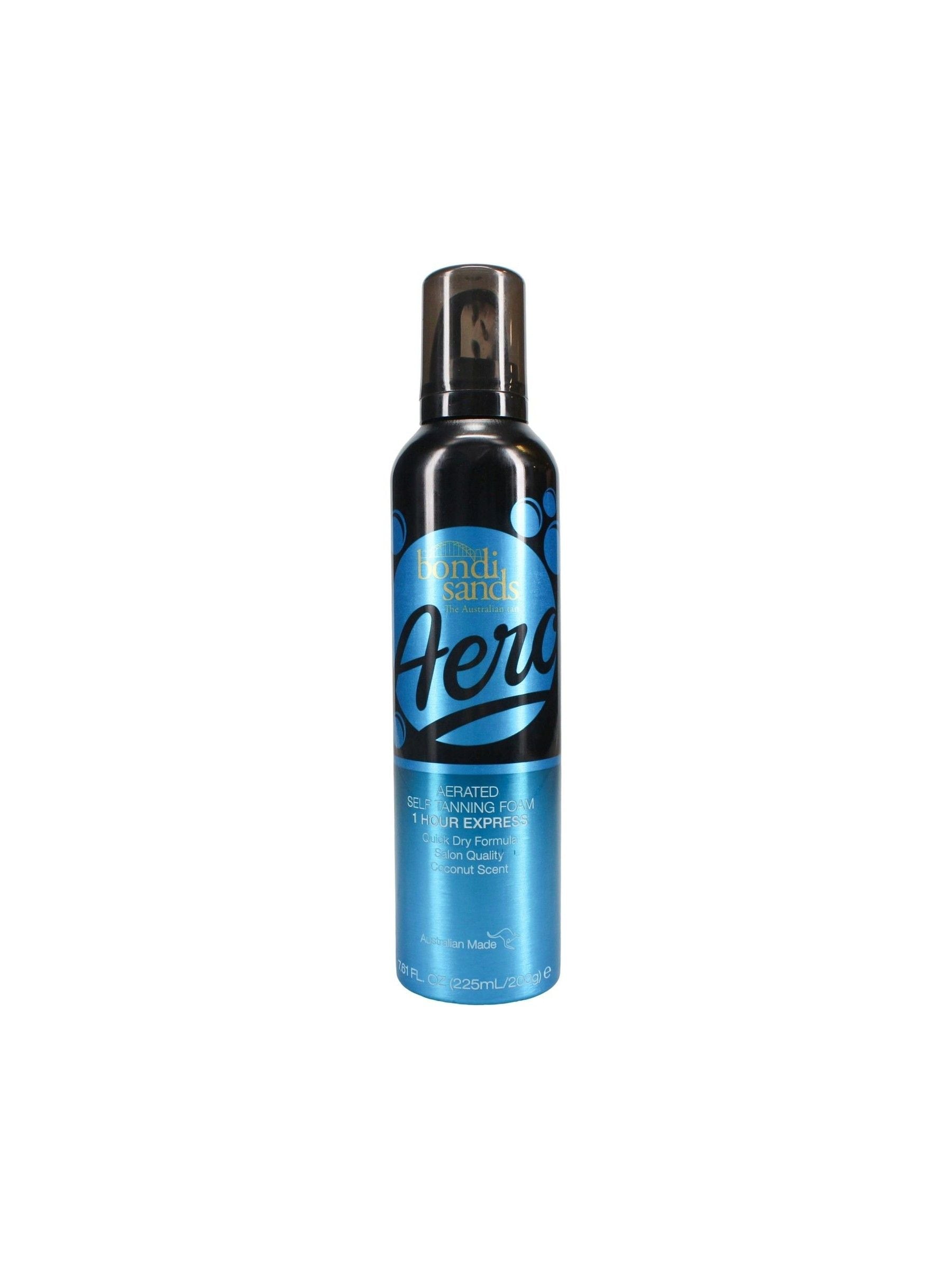 Espuma autobronceadora exprés de 1 hora con aloe vera y coco, 225 ml.