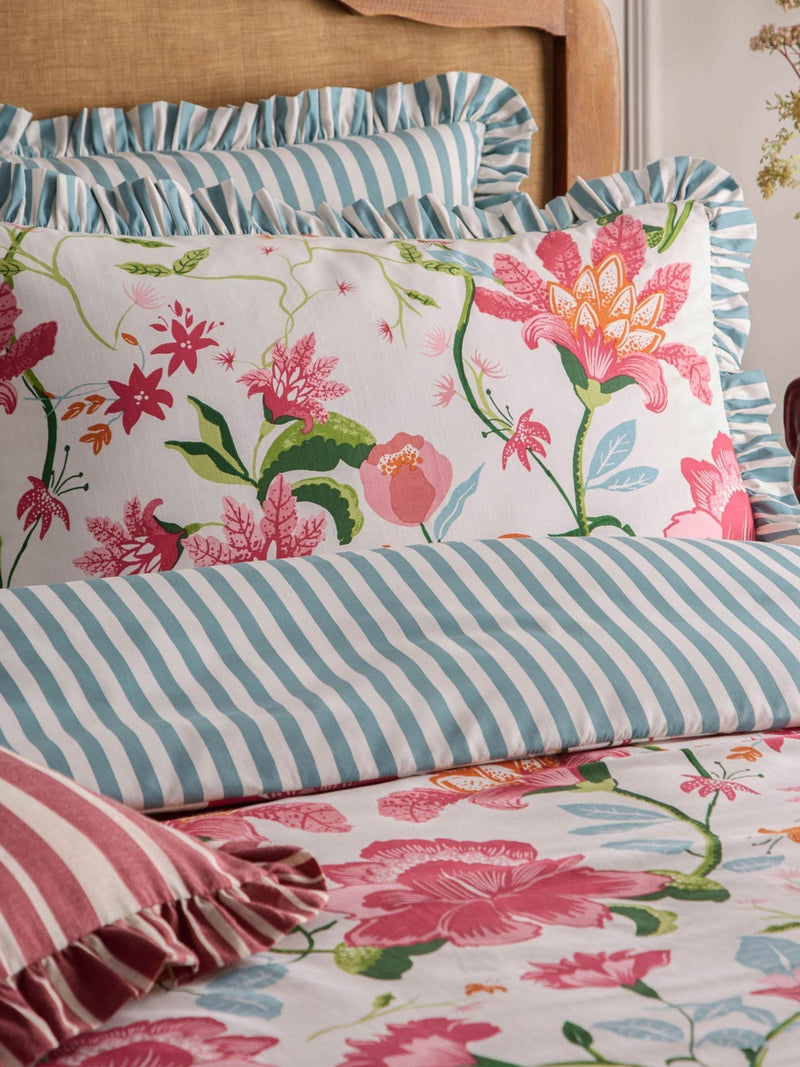 Wylder floral ruffle duvet cover set (British brand)