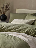 Malton Stripe duvet cover and pillowcase set (British brand)