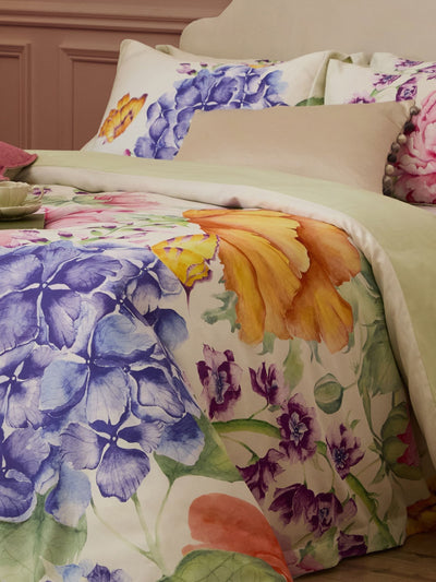 Next Voyage Maison Multicolour Idalia Oxford Edge Duvet Cover Set- Buy online at McGrocer
