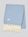 U.S. Polo Assn. luxury herringbone throw 130x170cm, UK version