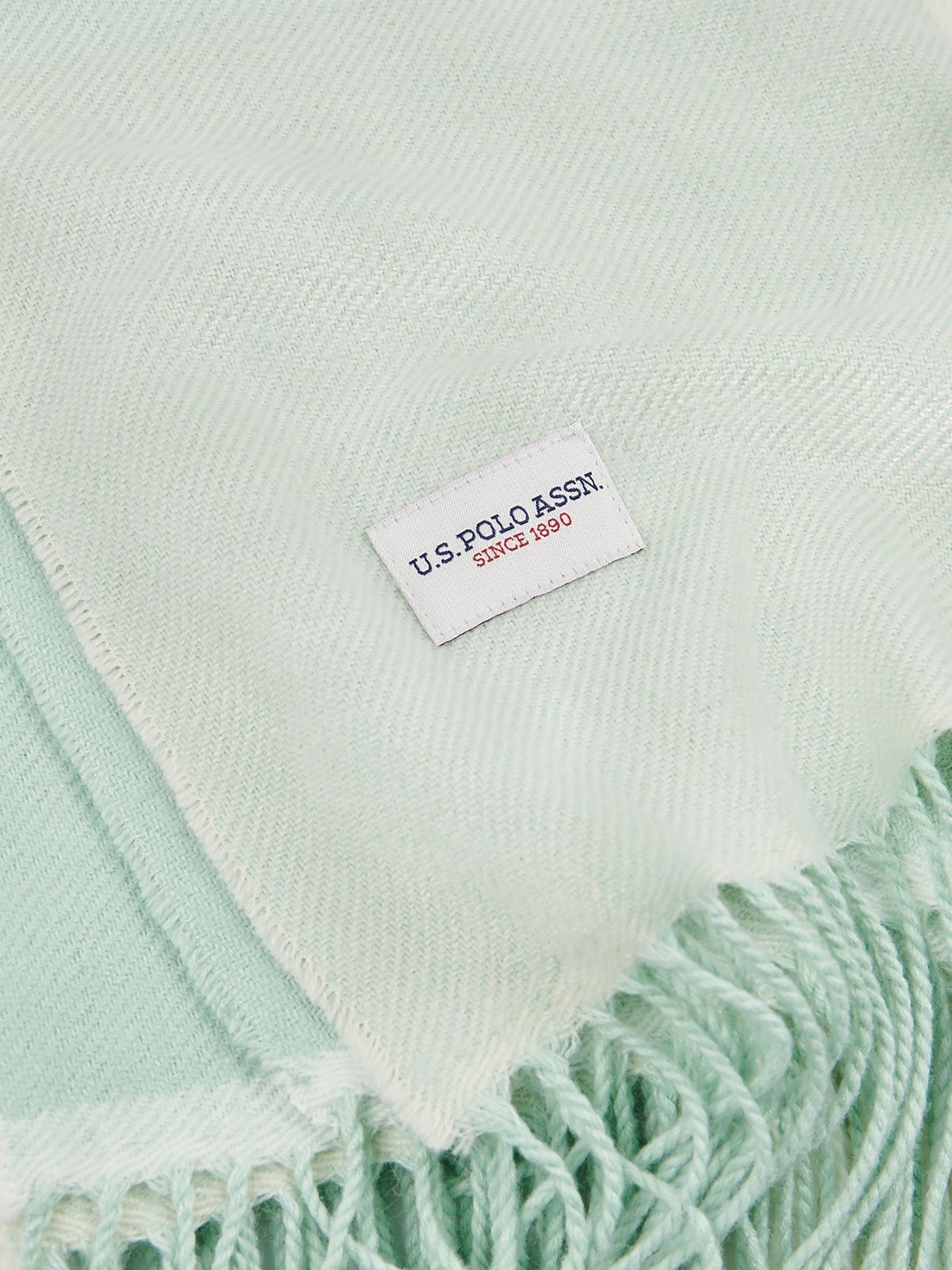 U.S. Polo Assn. Harbour Grey throw, UK version