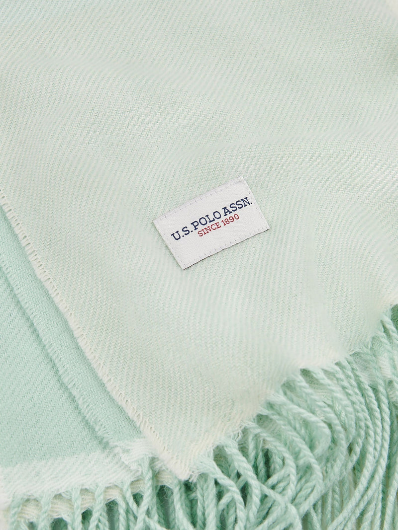 U.S. Polo Assn. Harbour Grey throw, UK version