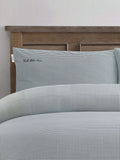 U.S. Polo Assn. Tornado Pure Cotton Gingham Duvet Set (British brand)