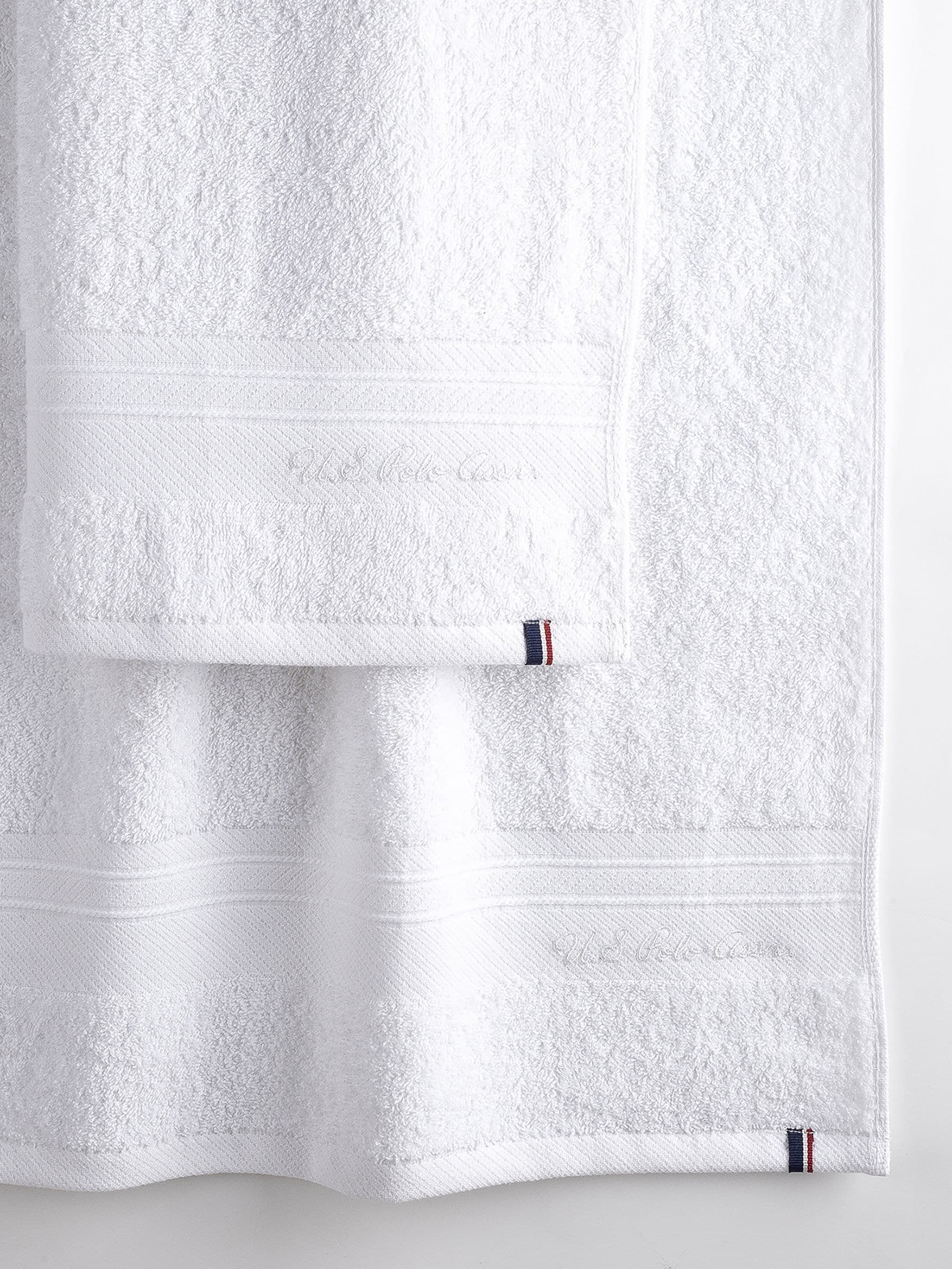 U.S. Polo Assn. white towel bale set (British brand)