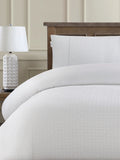U.S. Polo Assn. bright white cotton jacquard duvet set (British brand)