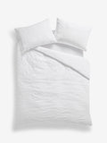 Shabby Chic by Rachel Ashwell white textured floral matelasse duvet cover set (British brand)