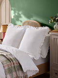 Nina Campbell jester scallop pillowcases 200tc, imported from the UK