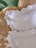 Nina Campbell jester scallop pillowcases 200tc, imported from the UK