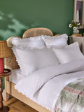 Nina Campbell jester scallop pillowcases 200tc, imported from the UK
