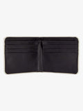 Fred Perry black coated polyester billfold wallet, imported from the UK