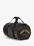 Fred Perry barrel bag tonal classic black, imported from the UK