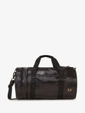 Fred Perry barrel bag tonal classic black, imported from the UK