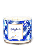 Bath & Body Works Gingham Original 3 Wick Candle 411g - British product