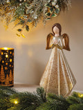 Decoris Christmas Angel ornament 30.5 cm terracotta, imported from the UK