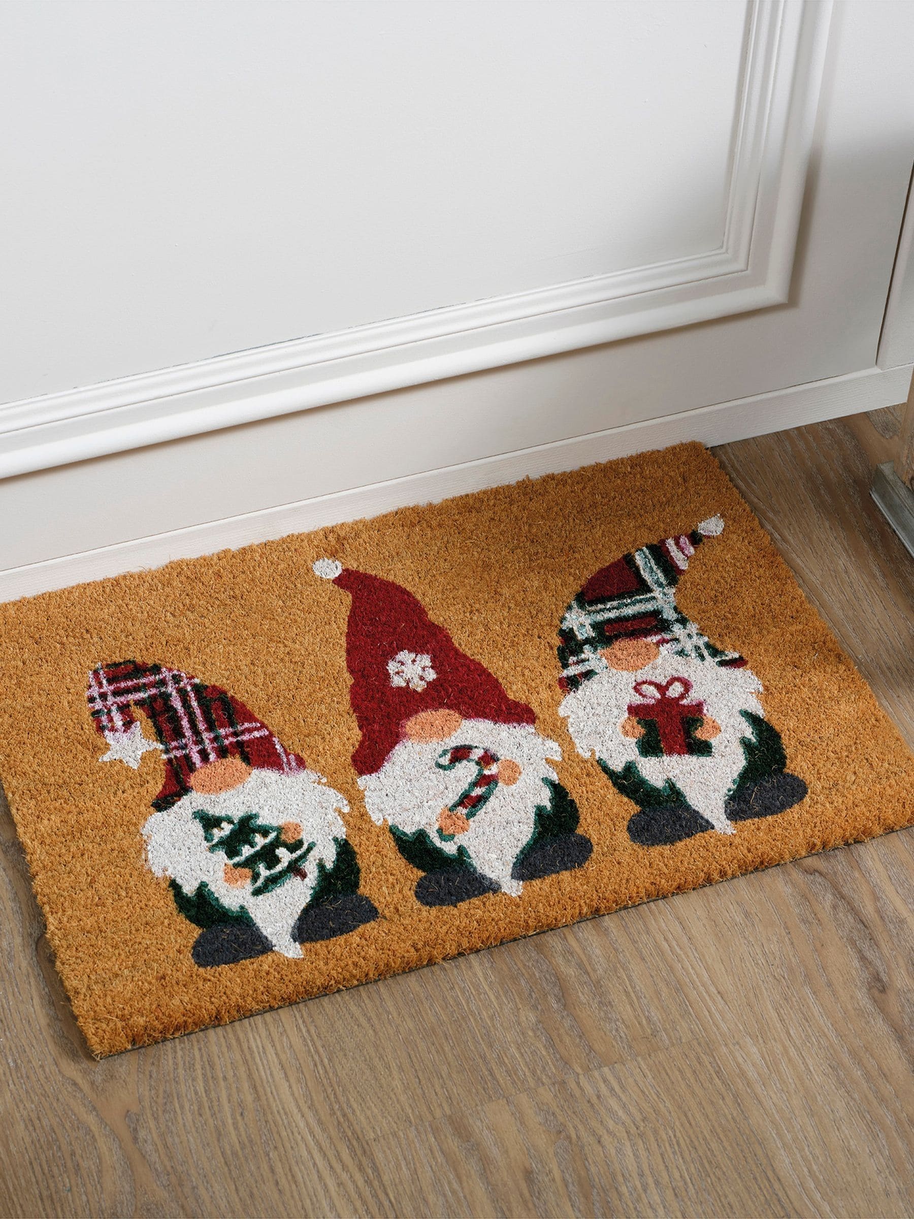 Decoris Gonk Christmas doormat 60x40cm (British brand)